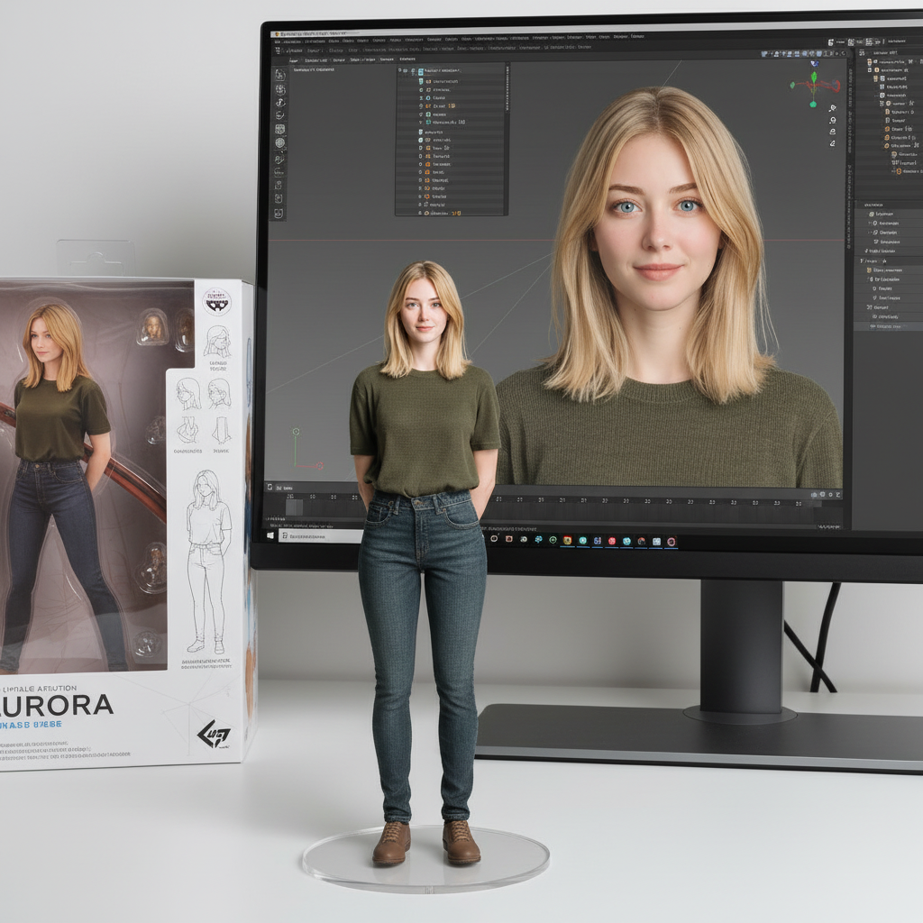 AI Collectible Figurine Generator | Scale Model Photo | Morphed