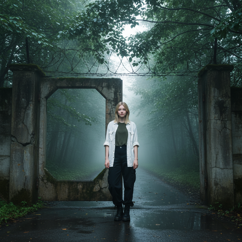 AI Outdoor Cinematic Portrait Generator | Misty Forest Photo | Morphed