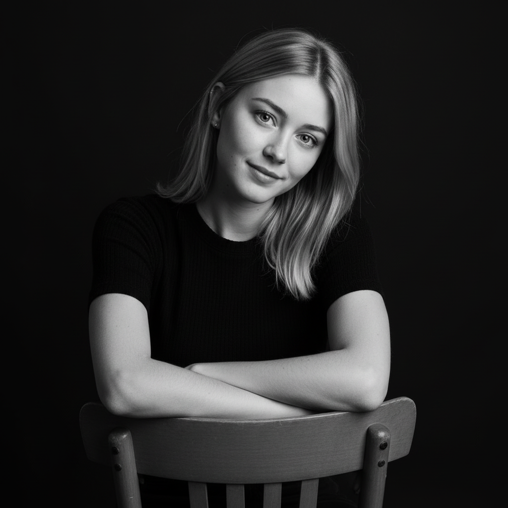 AI Studio B&W Portrait Generator | Cinematic Photo | Morphed